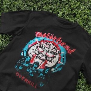 Rock Band T-shirt | Motorhead Overkill Album Art T-Shirt | Classic Rock Band tee